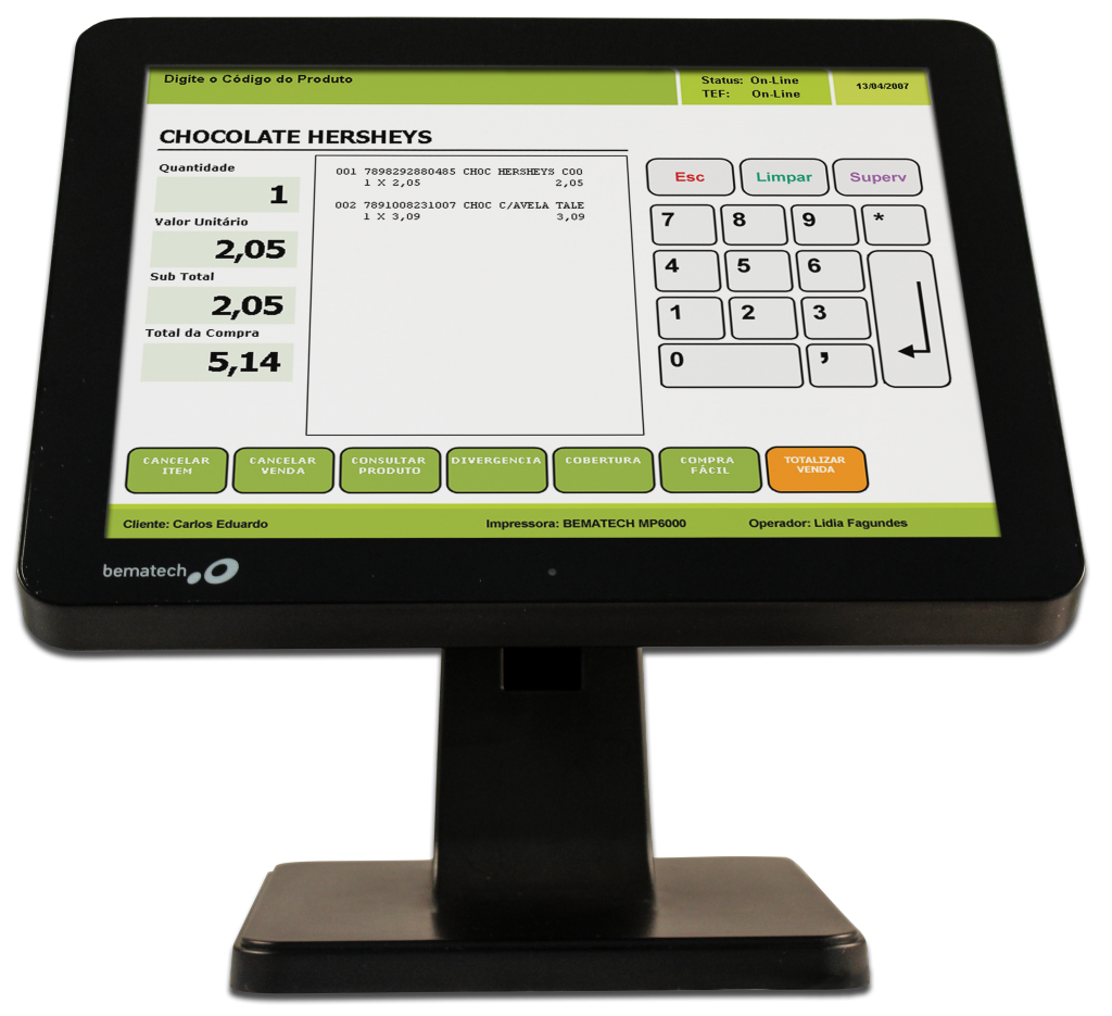 Bematech Pantalla Táctil sb1015